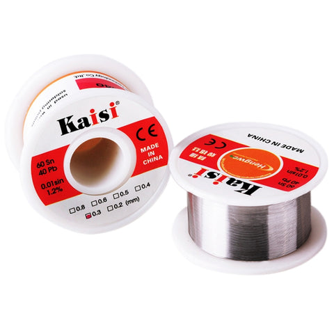 Kaisi 0.3mm Rosin Core Tin Lead Solder Wire for Welding Works, 150g, 0.3mm 150g