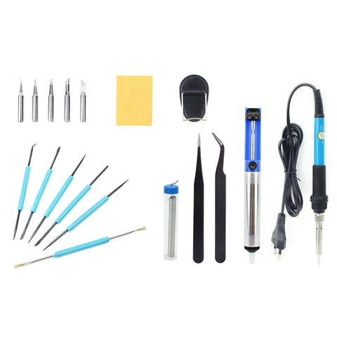 JIAFA JF-8125 18 in 1 Soldering Iron Tool Set with Bag, EU Plug, JF-8125