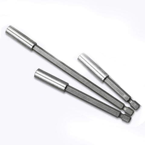 5 PCS 1/4 Electric Batch Head High Magnetism Connecting Rod Pistol Drill Extension Rod Sleeve Fast Turning Joint, Length: 60mm, 60mm Joint