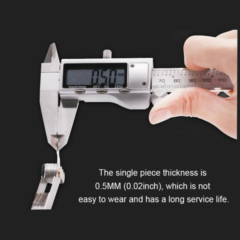 30 PCS US Screw Pitch Thread Blades 60 Degrees CR Stainless Steel Thread Gauge, 30 PCS Thread Gauge