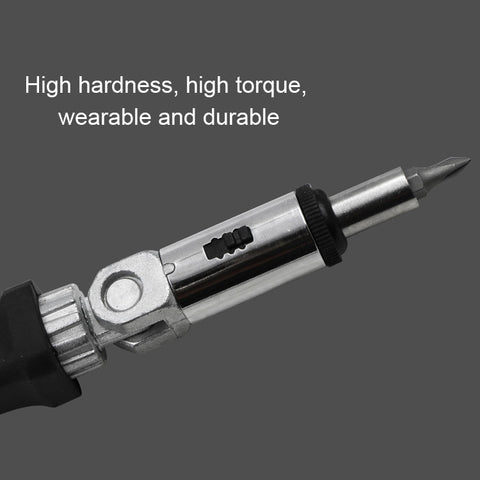 180 Degree Rotation 1/4 inch Hex Connector Multi-function Ratchet Screwdriver, 1/4 inch Hex Connector