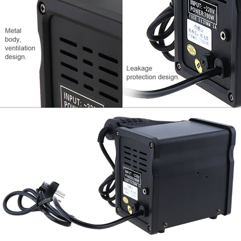Kaisi K-858D SMD Hot-Air Soldering Station LED Digital Display Support Controllable Temperature for Desoldering + Air Nozzles, EU Plug, K-858D, EU Plug, K-858D, US Plug