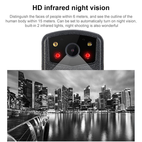 ZF902 HD 2.0 inch Display IP56 Waterproof Mini DVR Law Enforcement Recorder with Night Vision & 32GB TF Card, ZF902