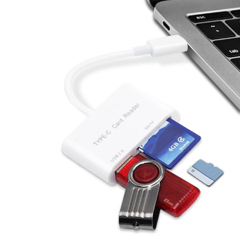 Type-C to USB SD/TF Card Reader