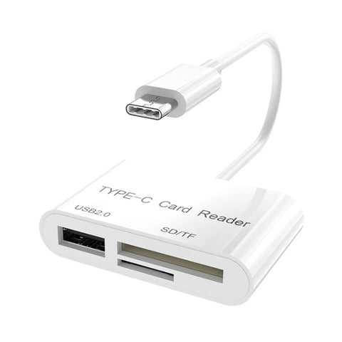 Type-C to USB SD/TF Card Reader