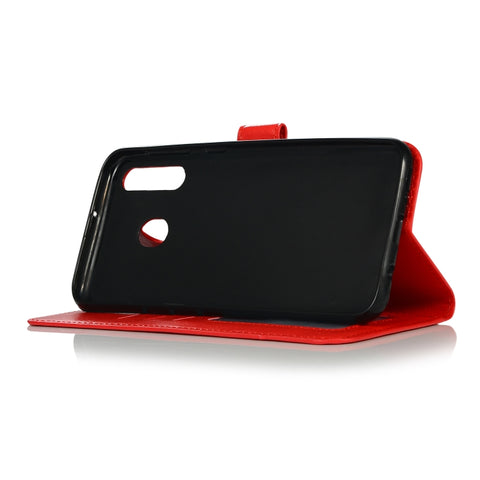 Crazy Horse Texture Horizontal Flip Leather Case with Holder & Card Slots & Wallet & Photo Frame, for Galaxy  A40
