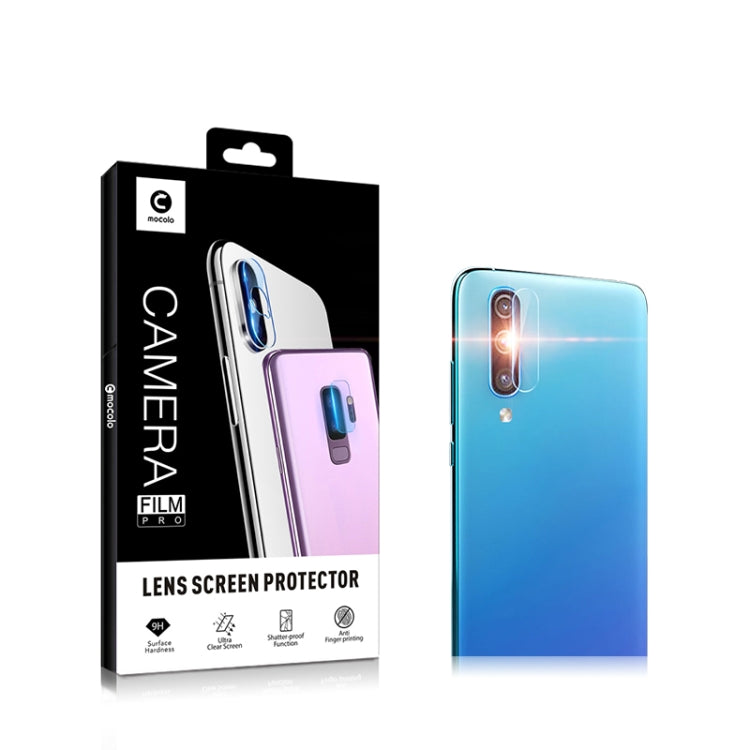mocolo 0.15mm 9H 2.5D Round Edge Rear Camera Lens Tempered Glass Film for Samsung A50