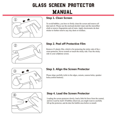 5 PCS ENKAY Hat-Prince 0.26mm 2.5D 9H Tempered Glass Protective Film for Samsung Galaxy A70