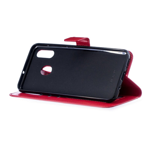 Crazy Horse Texture Horizontal Flip Leather Case with Holder & Card Slots & Wallet & Photo Frame, for Galaxy A30