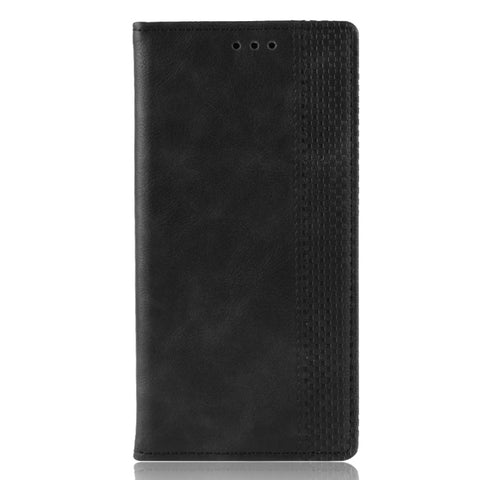 Magnetic Buckle Retro Crazy Horse Texture Horizontal Flip Leather Case for Samsung Galaxy A80(A90)   , with Holder & Card Slots & Photo Frame, For Galaxy A80
