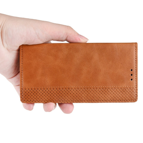 Magnetic Buckle Retro Crazy Horse Texture Horizontal Flip Leather Case for Samsung Galaxy A80(A90)   , with Holder & Card Slots & Photo Frame, For Galaxy A80