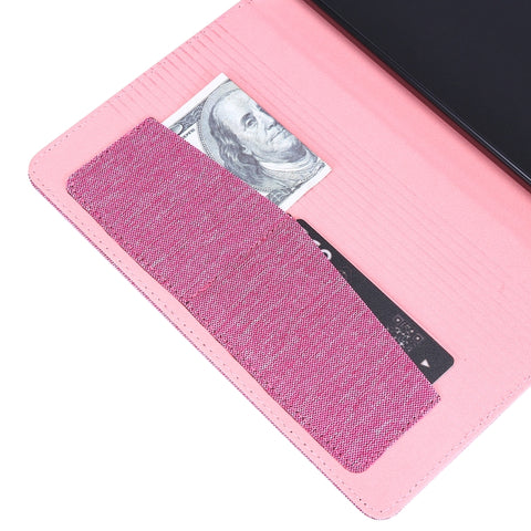 Horizontal Flip TPU + Fabric PU Leather Protective Case with Name Card Clip, For Galaxy Tab A 8.4 (2020), For Galaxy Tab A 8.4(2020)