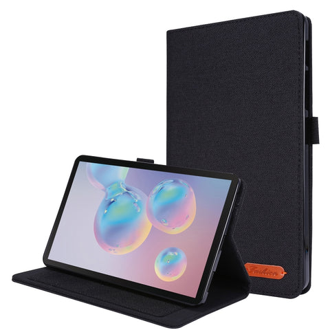 Horizontal Flip TPU + Fabric PU Leather Protective Case with Name Card Clip, For Galaxy Tab A 8.4 (2020), For Galaxy Tab A 8.4(2020)