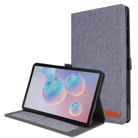 Horizontal Flip TPU + Fabric PU Leather Protective Case with Name Card Clip, For Galaxy Tab A 8.4 (2020), For Galaxy Tab A 8.4(2020)