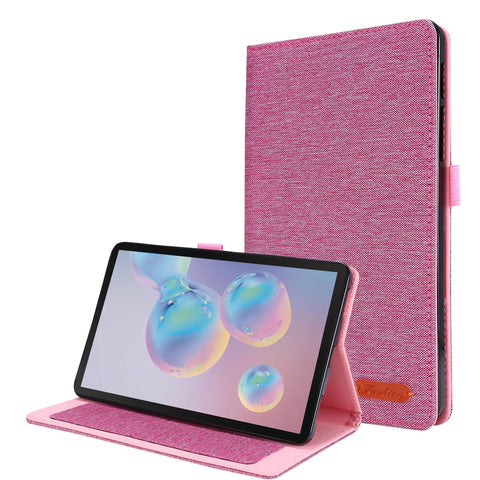Horizontal Flip TPU + Fabric PU Leather Protective Case with Name Card Clip, For Galaxy Tab A 8.4 (2020), For Galaxy Tab A 8.4(2020)