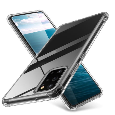 For Galaxy A51/M40S Four-Corner Anti-Drop Ultra-Thin Transparent TPU Phone Case