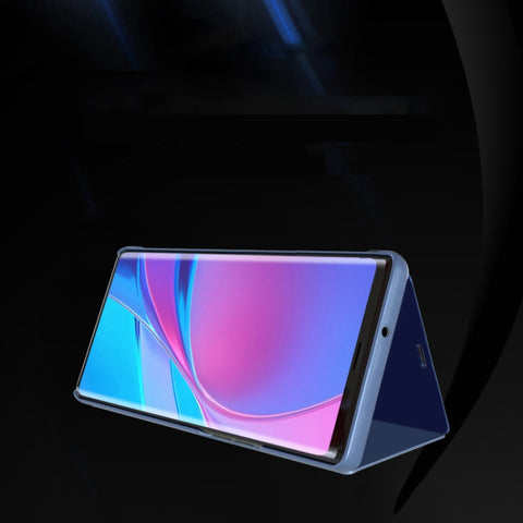 For Samsung Galaxy A71 5G Plated Mirror Horizontal Flip Leather Case with Holder, For Samsung Galaxy A71 5G
