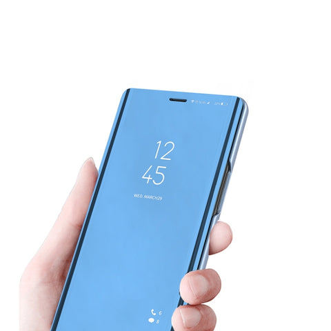For Samsung Galaxy A71 5G Plated Mirror Horizontal Flip Leather Case with Holder, For Samsung Galaxy A71 5G