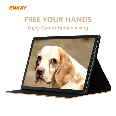 For Samsung Galaxy Tab S6 Lite P610 / P615 ENKAY ENK-8005 Horizontal Flip PU Leather + TPU Smart Case with Holder, For Samsung Galaxy Tab S6 Lite