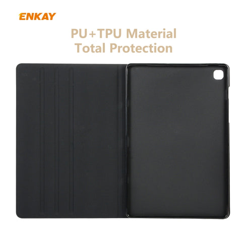 For Samsung Galaxy Tab S6 Lite P610 / P615 ENKAY ENK-8005 Horizontal Flip PU Leather + TPU Smart Case with Holder, For Samsung Galaxy Tab S6 Lite