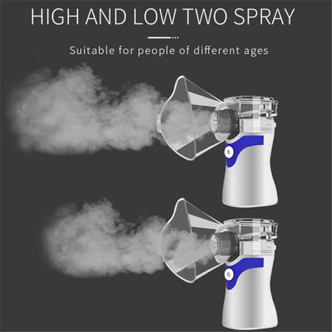 JZ-492S Portable Ultrasonic Nebulizer Mini Handheld Inhaler Respirator Health Care Home Machine Atomizer, JZ-492S