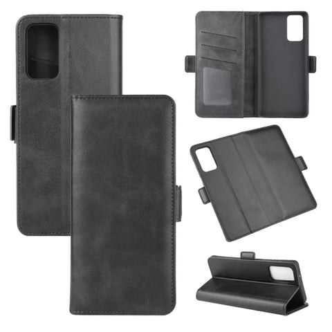 For Samsung Galaxy Note20 Dual-side Magnetic Buckle Horizontal Flip Leather Case with Holder & Card Slots & Wallet, For Samsung Galaxy Note20