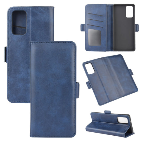 For Samsung Galaxy Note20 Dual-side Magnetic Buckle Horizontal Flip Leather Case with Holder & Card Slots & Wallet, For Samsung Galaxy Note20