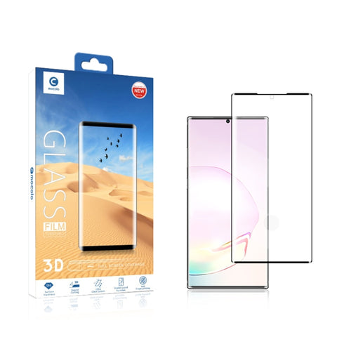 For Samsung Galaxy Note20+ 5G mocolo 0.33mm 9H 3D Curved Full Screen Tempered Glass Film, Fingerprint Unlock Support, For Galaxy Note20 Ultra