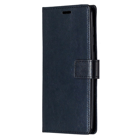 For Samsung Galaxy A21s Crazy Horse Texture Horizontal Flip Leather Case with Holder & Card Slots & Wallet & Photo Frame, For Galaxy A21s