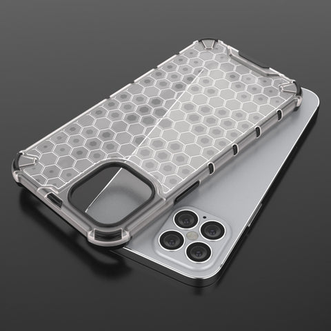 For iPhone 12 Pro 6.1 inch Shockproof Honeycomb PC + TPU Case, For iPhone 12 / 12 Pro
