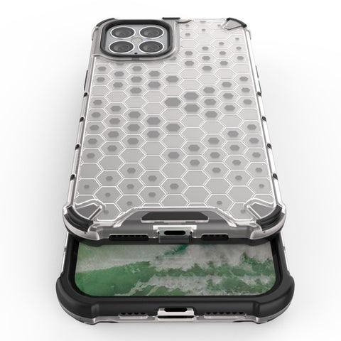 For iPhone 12 Pro 6.1 inch Shockproof Honeycomb PC + TPU Case, For iPhone 12 / 12 Pro