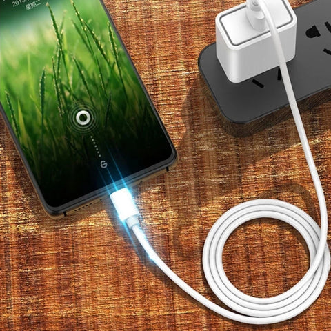 2.4A USB Male to Micro USB Male Interface Charge Cable, Length: 2m (White), 2m