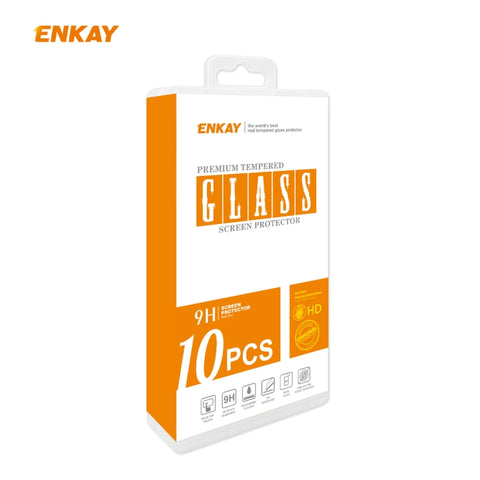 10 PCS ENKAY Hat-Prince Full Glue 0.26mm 9H 2.5D Tempered Glass Full Coverage Film, For Samsung Galaxy M31s, For OnePlus Nord