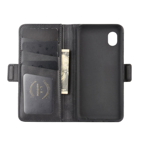For Samsung Galaxy A01 Core / M01 Core Dual-side Magnetic Buckle Horizontal Flip Leather Case with Holder & Card Slots & Wallet, For Galaxy A01 Core