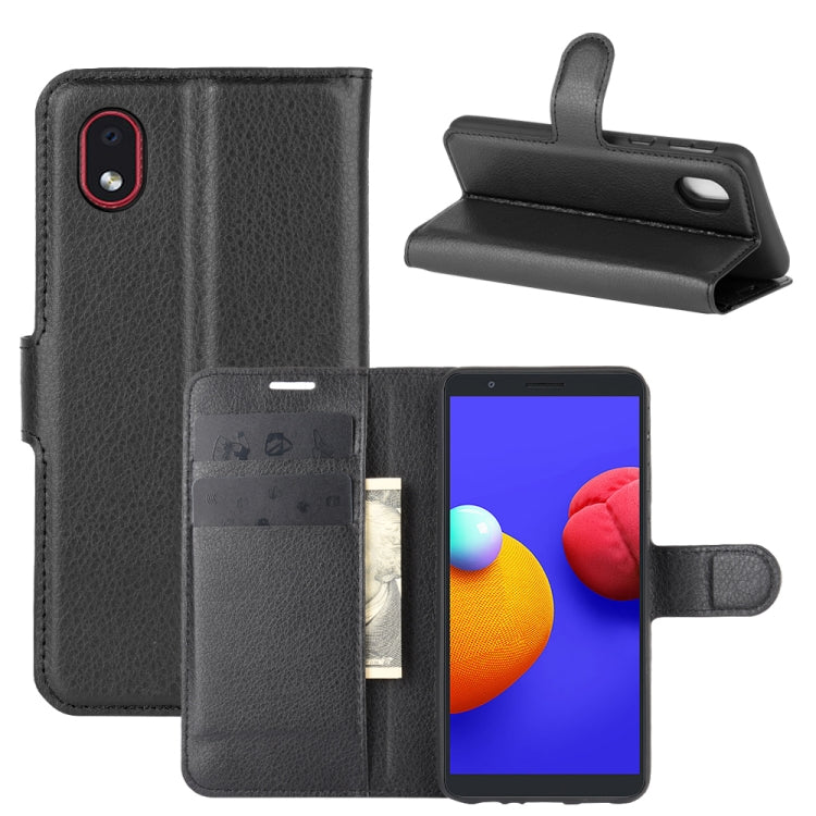 For Samsung Galaxy A01 Core / M01 Core Litchi Texture Horizontal Flip Protective Case with Holder & Card Slots & Wallet, For Galaxy A01 Core