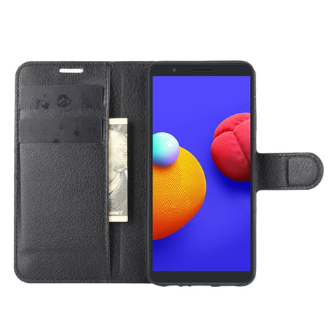 For Samsung Galaxy A01 Core / M01 Core Litchi Texture Horizontal Flip Protective Case with Holder & Card Slots & Wallet, For Galaxy A01 Core