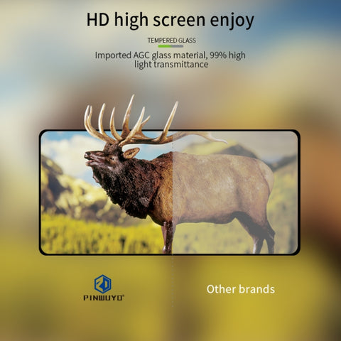 PINWUYO 9H 2.5D Full Screen Tempered Glass Film（Ultrasonic fingerprint unlock）, For Samsung Galaxy Note20