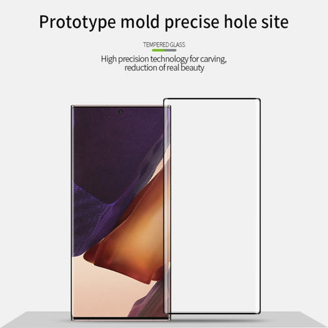 MOFI 9H 3D Explosion Proof Thermal Bending Full Screen Covered With Tempered Glass Film（Ultrasonic fingerprint unlock）, For Samsung Galaxy Note20 Ultra
