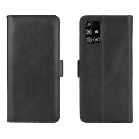 For Samsung Galaxy M31s Dual-side Magnetic Buckle Horizontal Flip Leather Case with Holder & Card Slots & Wallet, For Galaxy M31s