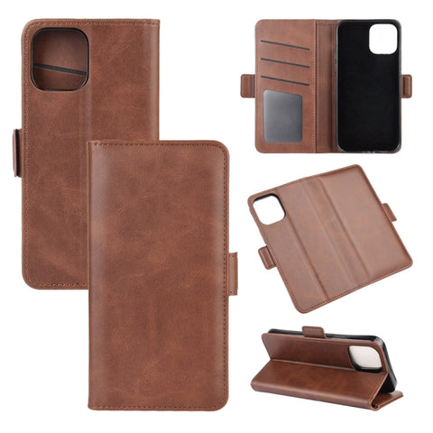 For iPhone 12 Pro Max Dual-side Magnetic Buckle Horizontal Flip Leather Case with Holder & Card Slots & Wallet, For iPhone 12 Pro Max