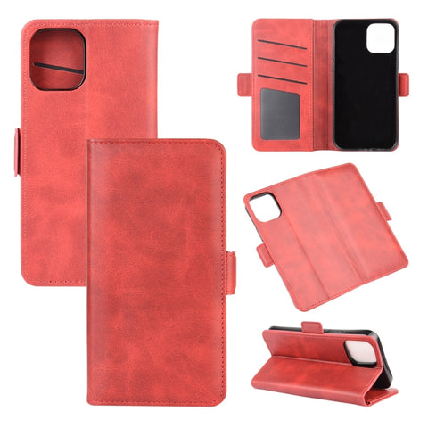 For iPhone 12 Pro Max Dual-side Magnetic Buckle Horizontal Flip Leather Case with Holder & Card Slots & Wallet, For iPhone 12 Pro Max
