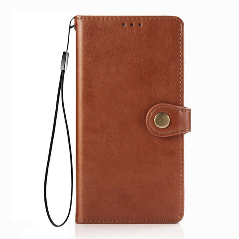 Solid Color Leather Buckle Phone Case with Lanyard & Photo Frame & Card Slot & Wallet & Stand Function, For Samsung Galaxy M31s