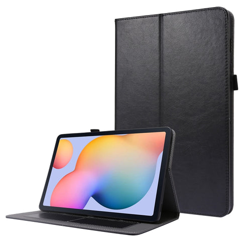 2-Folding Business Horizontal Flip PU Leather Case with Card Slots & Holder, For Samsung Galaxy Tab S8 / Galaxy Tab S7 T870