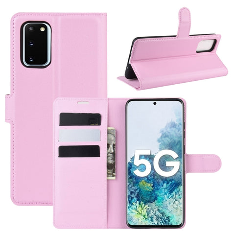 For Samsung Galaxy S20 FE 4G / 5G Litchi Texture Horizontal Flip Protective Case with Holder & Card Slots & Wallet, For Galaxy S20 FE