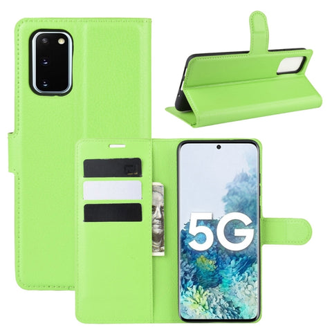 For Samsung Galaxy S20 FE 4G / 5G Litchi Texture Horizontal Flip Protective Case with Holder & Card Slots & Wallet, For Galaxy S20 FE