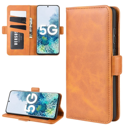 For Samsung Galaxy S20 FE 4G / 5G Dual-side Magnetic Buckle Horizontal Flip Leather Case with Holder & Card Slots & Wallet, For Samsung Galaxy S20 FE