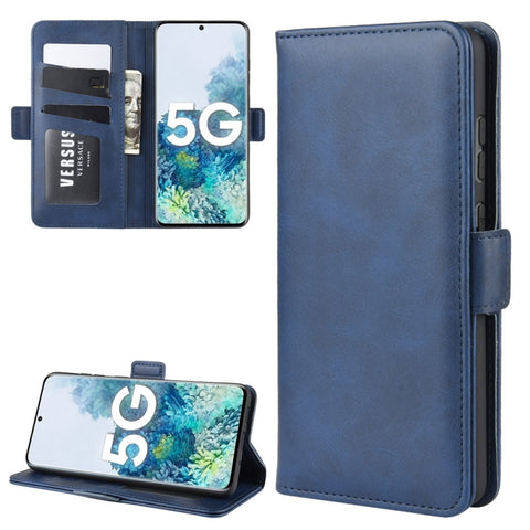 For Samsung Galaxy S20 FE 4G / 5G Dual-side Magnetic Buckle Horizontal Flip Leather Case with Holder & Card Slots & Wallet, For Samsung Galaxy S20 FE