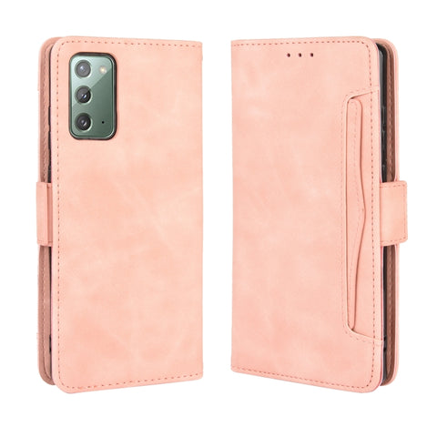 For Samsung Galaxy S20 FE 4G / 5G Wallet Style Skin Feel Calf Pattern Leather Case ，with Separate Card Slot, For Galaxy S20 FE