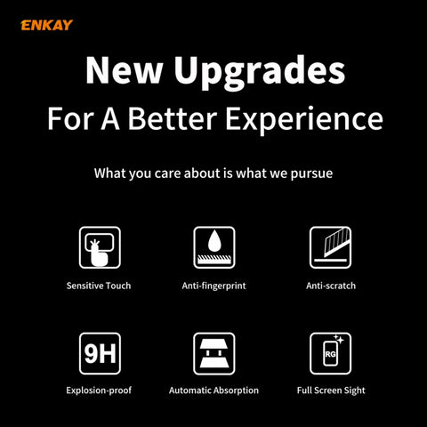 10 PCS ENKAY Hat-Prince Full Glue 0.26mm 9H 2.5D Tempered Glass Full Coverage Film, For Samsung Galaxy M51, For Samsung Galaxy A42 5G, For Xiaomi Poco X3 / X3 NFC(10pcs)