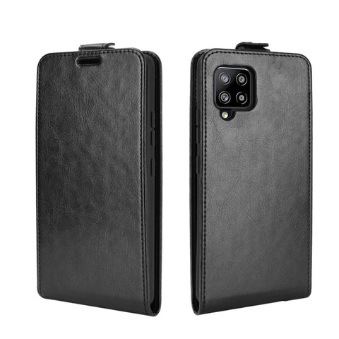 For Samsung Galaxy A42 5G  R64 Texture Single Vertical Flip Leather Protective Case with Card Slots & Photo Frame, For Galaxy A42 5G